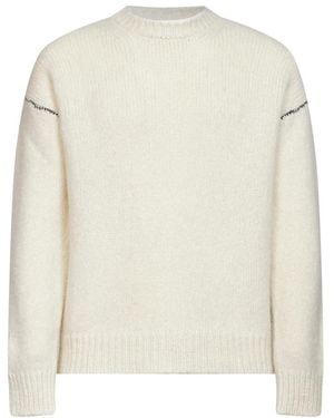 Roberto Collina Girocollo Ml Comfort Fit - Weiß