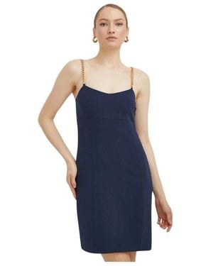 Michael Kors Kleedjes ,Blauw ,Katoen Mini Jurk
