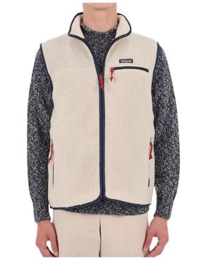 Patagonia Fitness ,Polyester Retro Pile Fleece Vest - Naturel