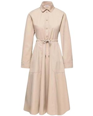 Moncler Shirt Dresses - Natural