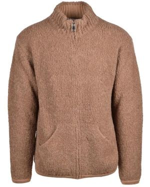 Amaranto Vest Met Rits - Bruin