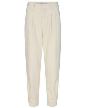 Copenhagen Muse Tapered Trousers - Natural