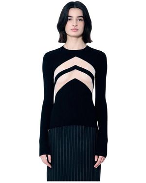 Jean Paul Gaultier Round-Neck Knitwear - Bleu