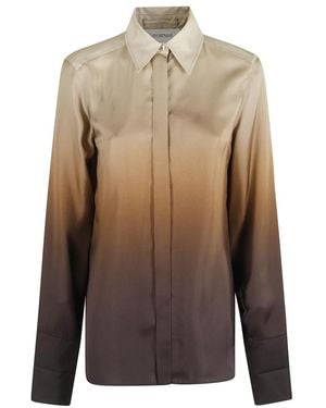 Sportmax Langarm Hemd Mit Klassischem Kragen - Braun