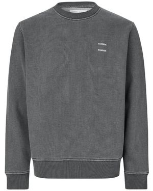 Samsøe & Samsøe Joel Washed Sweatshirt - Grijs