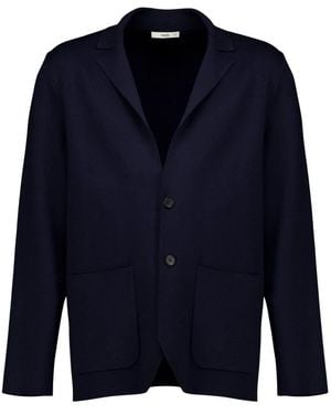 Fendi Soft Wool Blazer - Blau