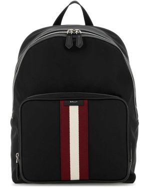 Bally Tassen ,Zwart ,Canvas Rugzak