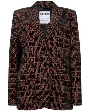 Moschino Elegante Jas - Bruin