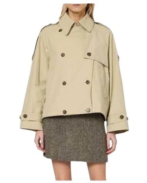 Paul Smith Korte Trenchcoat - Naturel