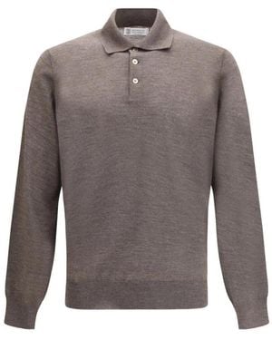 Brunello Cucinelli Polo Shirts - Gris
