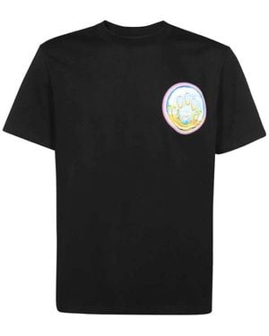 Barrow Baumwoll T-Shirt Mit Rücken-/Frontdruck - Schwarz