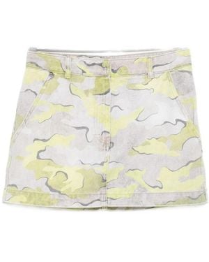 Pinko Short Skirts - Metallic