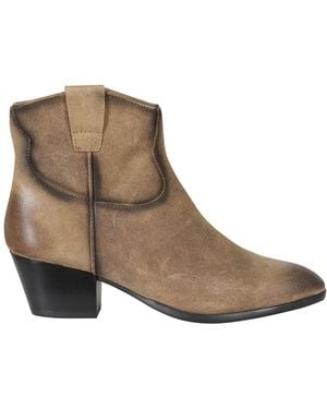 Ash Cowboy Boots - Marrone
