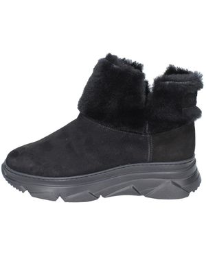 Stokton Wildleder stiefeletten für frauen - Schwarz