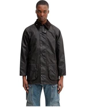 Barbour Beaufort Waxed Jacket - Zwart