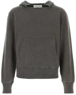 Our Legacy Hoodies & Sweatvesten ,Grijs ,Katoen Relic Hoodie