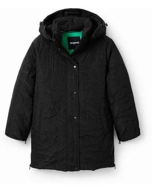 Desigual Winter Jackets - Negro