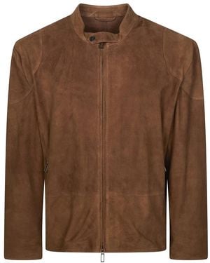 Paolo Pecora Jassen ,Bruin ,Biker Scamosciato
