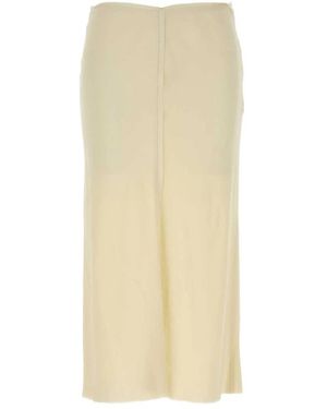 Ami Paris Midi Skirts - Natural