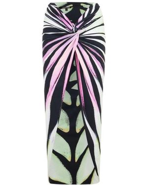 Roberto Cavalli Ray Of Paradise Print Sarong - Blauw