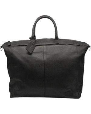 The Jack Leathers Tassen ,Bruin ,Leer Borsone Intenational - Zwart