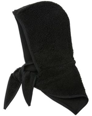 Maison Michel Accessoires ,Zwart ,Hazel Lamsvel-Effect Hoed