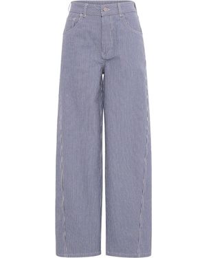 Mads Nørgaard Wide Trousers - Blu