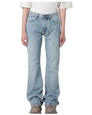 Balenciaga Leichte Waschung Jeans, Lässiger Stil - Blau