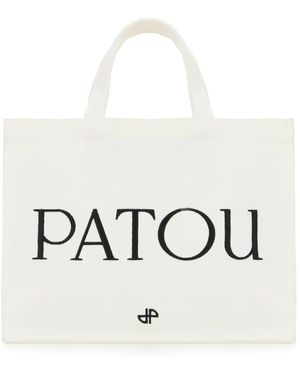 Patou Tote Bags - Bianco