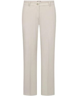 Seductive Straight Trousers - Gris