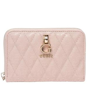 Guess Accessoires ,Roze ,Tamara Slg Medium Zip Around