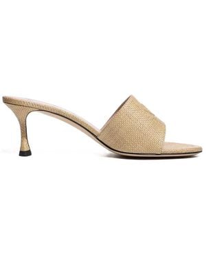 N°21 Heeled Mules - Neutro