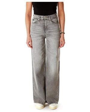 Denham Wide Jeans - Grijs