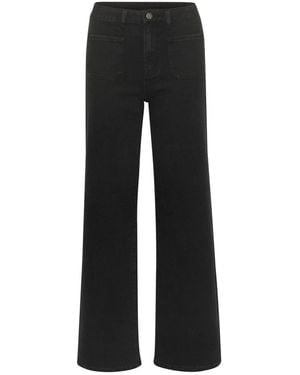 Kaffe Wide Jeans - Black