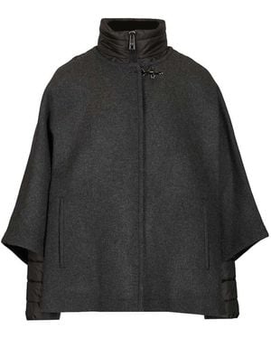 Fay Double Cap - Zwart