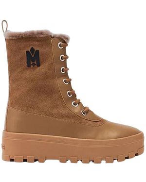 Mackage Schoenen ,Bruin ,Leer Lace-Up Boots
