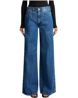 PT Torino Wide Jeans - Azul