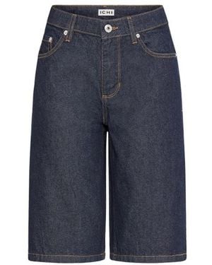 Ichi Denim Shorts - Azul