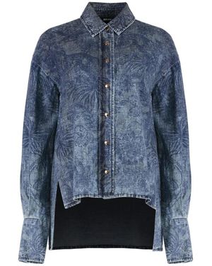 Just Cavalli Blouses &Amp; Hemden - Blauw