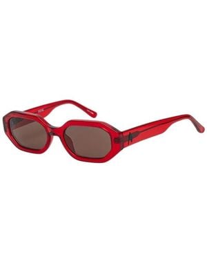The Attico Zonnebrillen - Rood