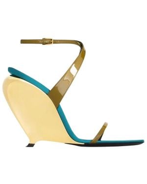 Saint Laurent Wedges - Metallic