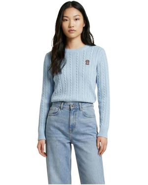 Jacqueline De Yong Round-Neck Knitwear - Azul