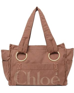 Chloé Tote Bags - Marrone