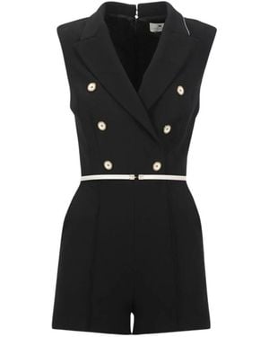 Elisabetta Franchi Playsuits - Black
