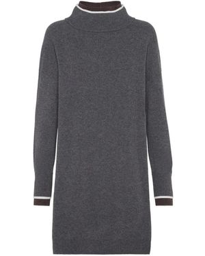 Brunello Cucinelli Knitted Dresses - Grijs