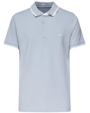 Fay Polo Shirts - Blue