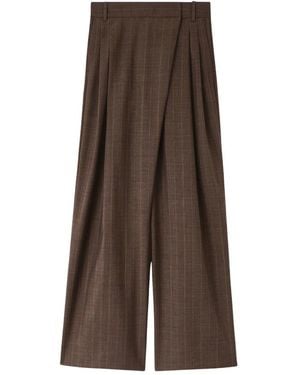 Ganni Wide Trousers - Brown