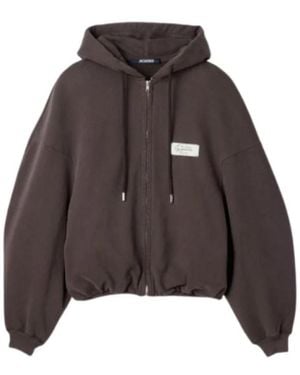 Jacquemus Zip-Throughs - Marrón