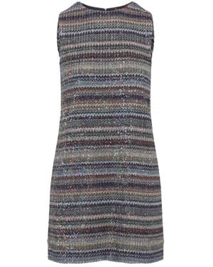 Missoni Caperdoni Kort Jurk - Grijs