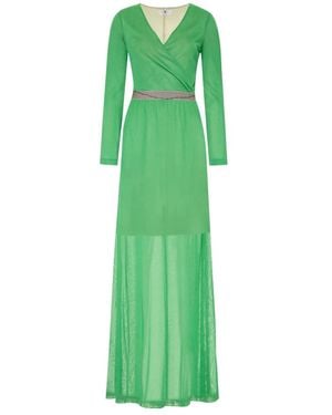 Missoni Knitted Long Dress - Green